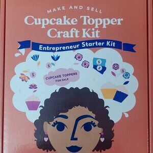 Kids Crafts ~ Make and Sell Cupcake Topper Craft Kit ~ NIB